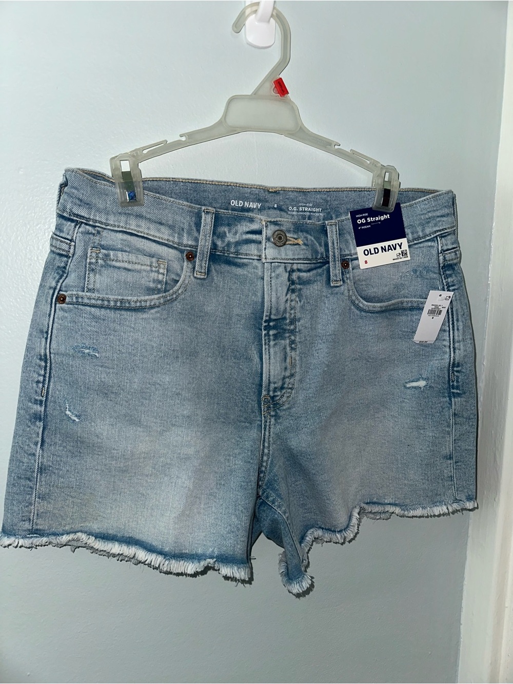 Old Navy Light Wash Denim Cutoff Shorts